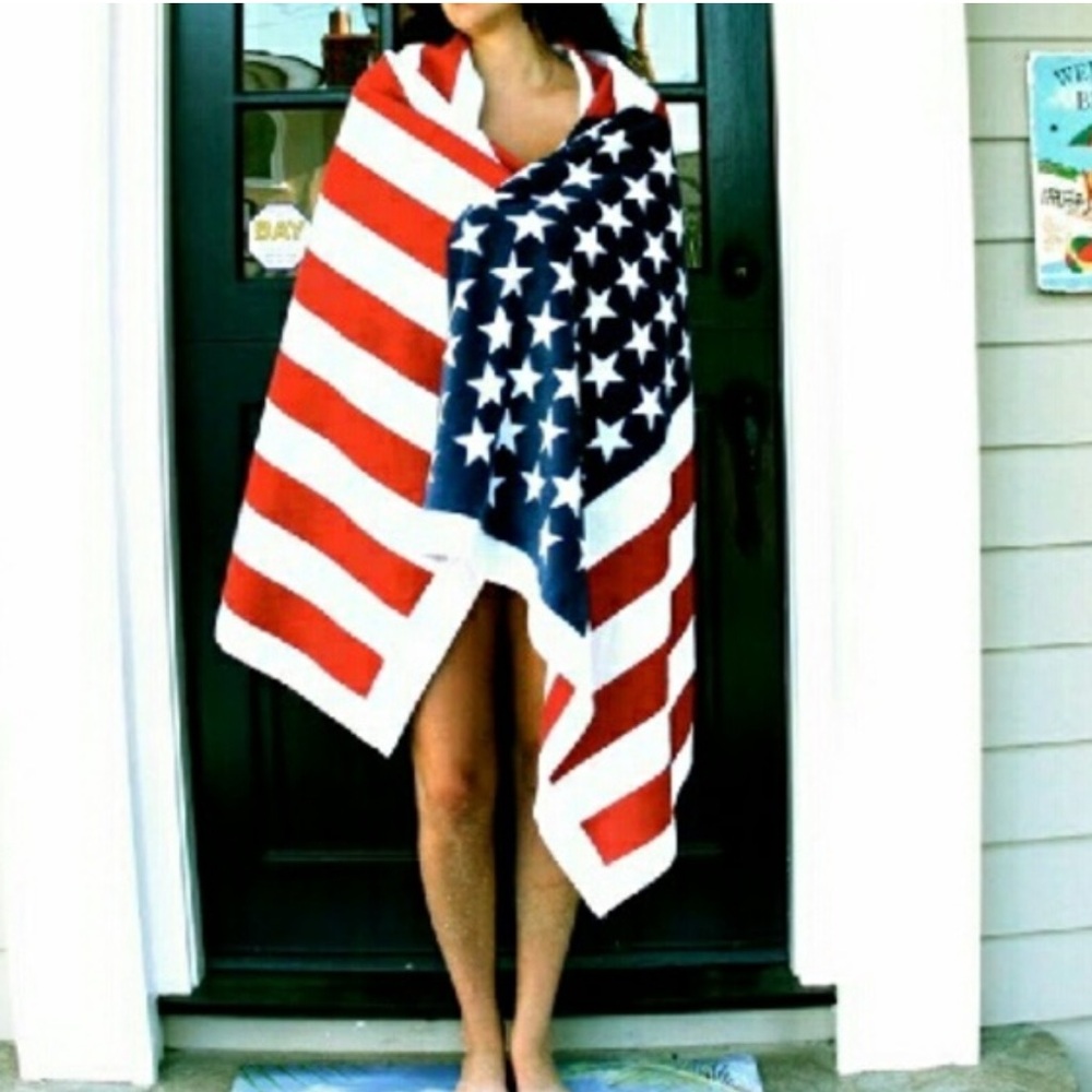 Marc by Marc Jacobs 1984 American Flag Beach Towel